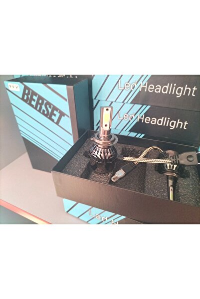 BerSet Buz Mavi H7 Led Zenon Far Ampul