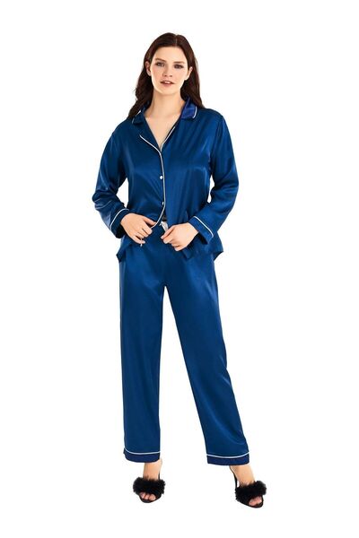 MOONGIRL KADIN SATEN PİJAMA TAKIM