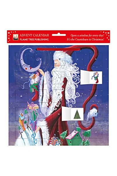 Hachette تقويم عيد الميلاد مع ملصقات سانتا والقمر