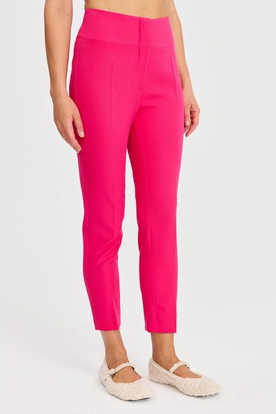 Two Mail Thick Corsage Trousers Fuchsia