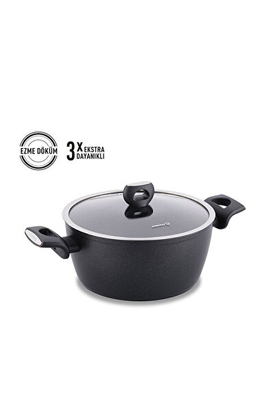 KORKMAZ A2941 Nora Granit Derin Tencere 24 Cm