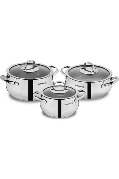 KORKMAZ Mona Jr. 6 Piece Cookware Set