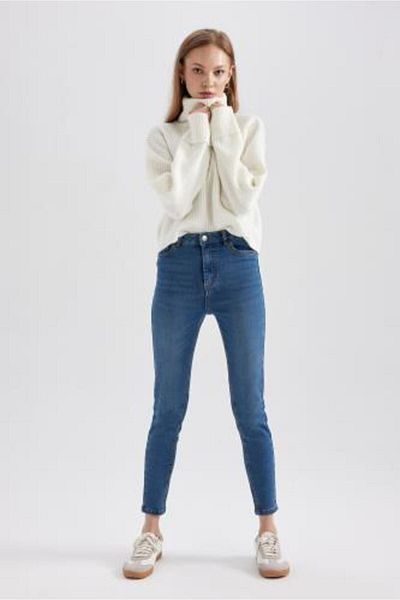 DeFacto Skinny Fit Narrow Leg Pocket Džínové kalhoty A3697Ax23Wn