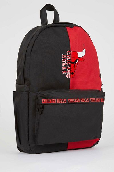 DeFacto Σχολική τσάντα NBA Chicago Bulls Unisex Sports Printed Pusher Fabric - A4611axns