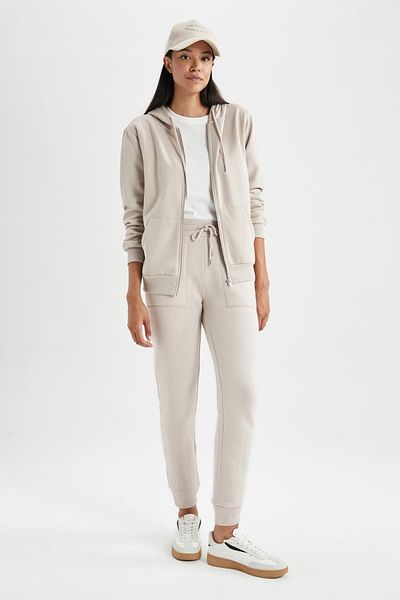 DeFacto Hooded Regular Fit Basic Sweatshirt - Zippered V2711az23au