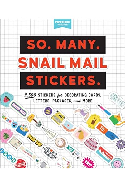 Hachette So Many Snail Mail Stickers 2500 Stickers For Decorating Cards Lette...