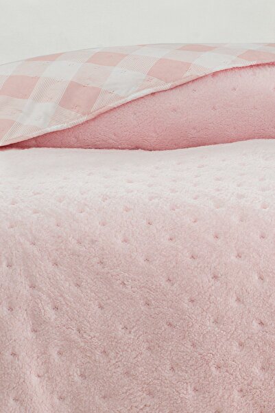MonoHome Welsoft Double Plush Blanket - Powder 210X230 cm