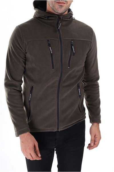 Vio Belle Ανδρικό Fleece Tactical - Army Hooded Jacket