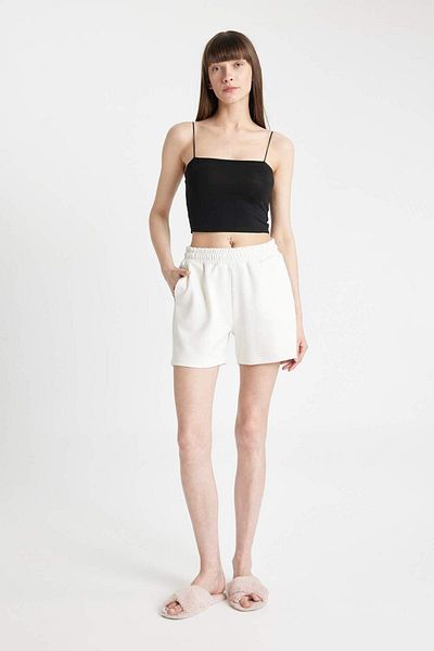 DeFacto Fall In Love Vékony pántos Crop Cotton Fekete belső alsóing Y2249az24sp