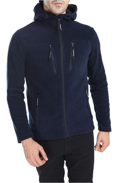Vio Belle Ανδρικό Fleece Tactical - Army Hooded Jacket