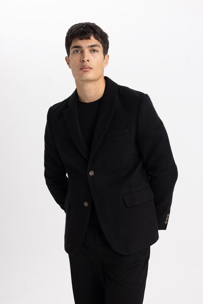 DeFacto Modern Fit Jacket Lapel Button Blazer Jacket B5736Ax23Au