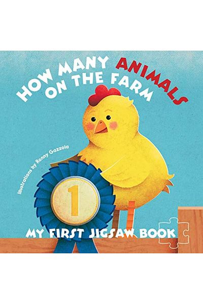 Ingram My First Jigsaw Book How Many Animals On The Farm