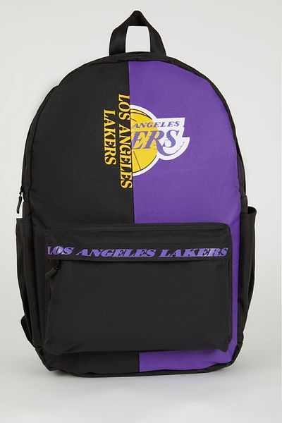 DeFacto Los Angeles Lakers NBA Sports Printed Unisex School Bag - Water Repellent Fabric A5465axns