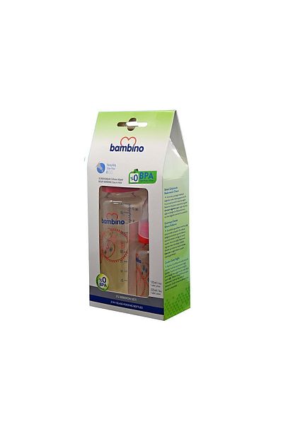 Bambino 2-Piece Bottle Glass Set