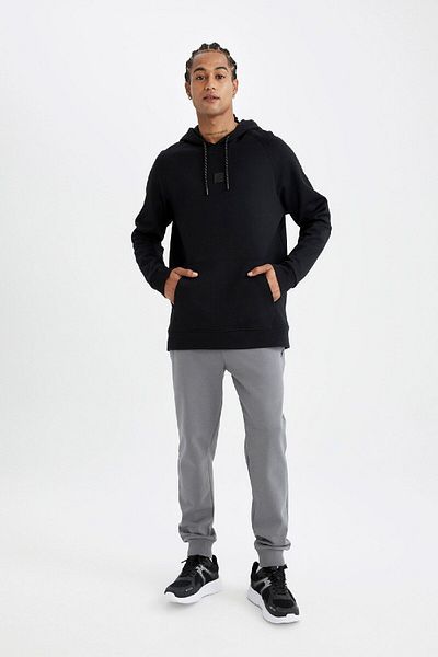 DeFacto Fit Sportsman - Jogger Sweatpants, Basic ίσια εφαρμογή με τσέπες με λεπτή εφαρμογή