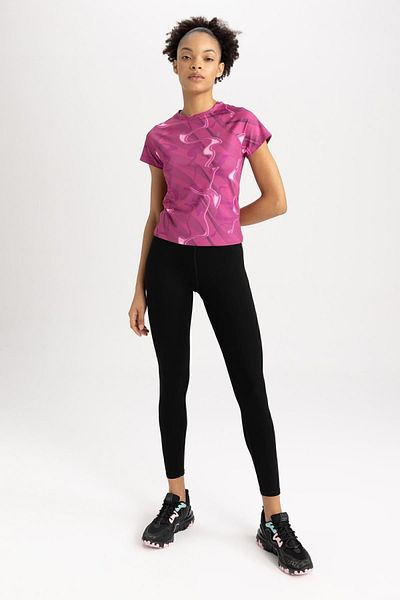 DeFacto Tricou cu mânecă scurtă cu imprimeu Sportsman - Slim Fit, Slim Fit A4863ax23sm