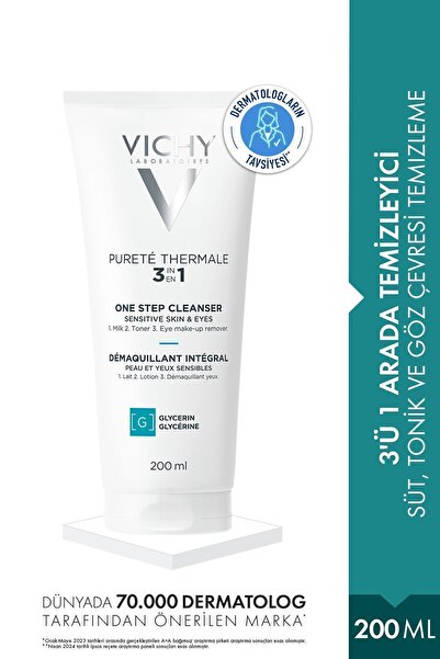 Vichy Purete Thermale 3ü 1 Arada Temizleyici 200ml
