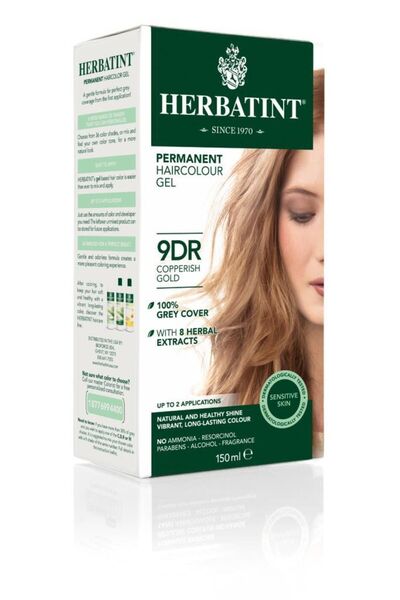 Herbatint 9dr Copperish Gold (BAKIR SARISI) 150 ml Bitkisel Saç Boyası