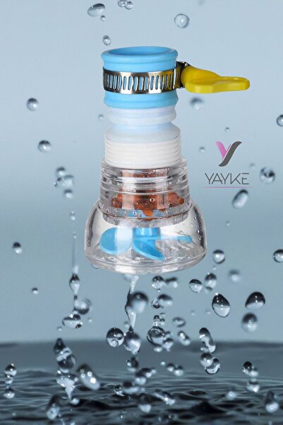 Yayke رأس صنبور موفر للدوران 360 درجة، مروحة مطرزة، جهاز صنبور مضاد للرذاذ