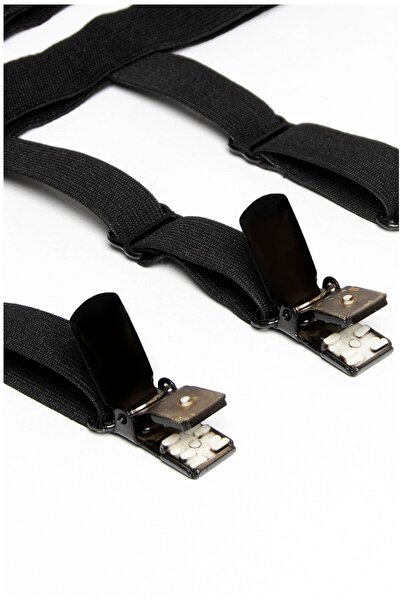 DeepSEA Unisex Siyah Lastikli Ayarlanabilen Gömlek Tutucu Tutacağı 1801290