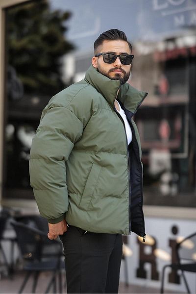 inpool Oversize Winter and Spring Jacket - Water and Wind Resistant, Stand Collar 24Usec09