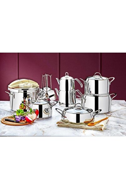 SILA 677 Ekol Piramit Sade 18 Parça Çeyiz Seti