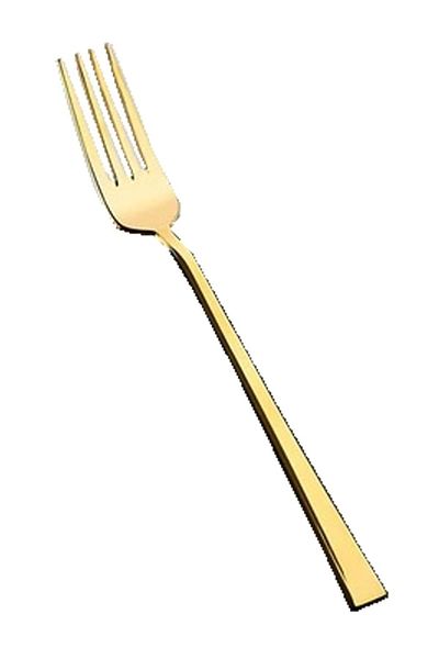 JASPER Hüma Dzhg-301 12-Piece Gold Dinner Fork Set