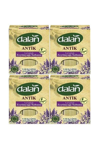 Dalan Antique Lavender Olive Oil Laurel Soap 900 Gr X 4 Pieces