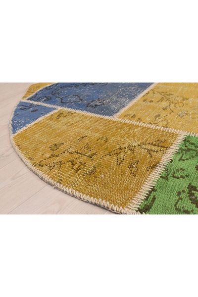 Madalyon Patchwork Wool Mat
