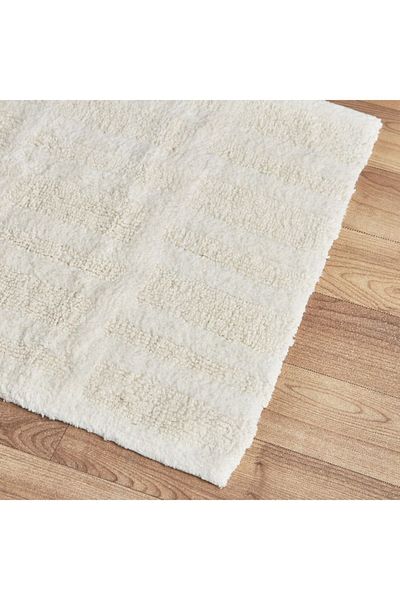 Home Box Scout Patterned Cotton Bathmat - 50x80 cm