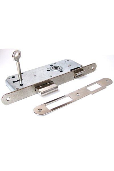 DAF 40mm Oval Oda Kilidi Gömme Rulmanlı Sürgülü Saten