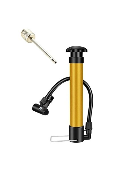 Genel Markalar Bisiklet Pompası Top Şişirme Araba El Hava Pompa İğne Hediyeli...