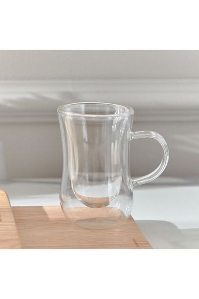 Home Box Sip Savor 2-Piece Double Wall Mug Set - 100 ml