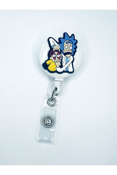 odaburada Rick&Morty Figured Yoyo Collar Card Holder