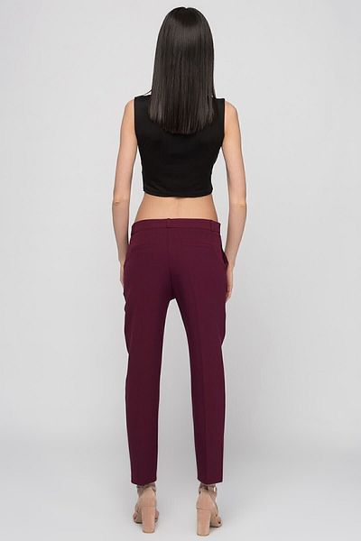 Sense Trousers - Atlas Fabric Trousers on the Ankle| Pnt19003 Fuchsia