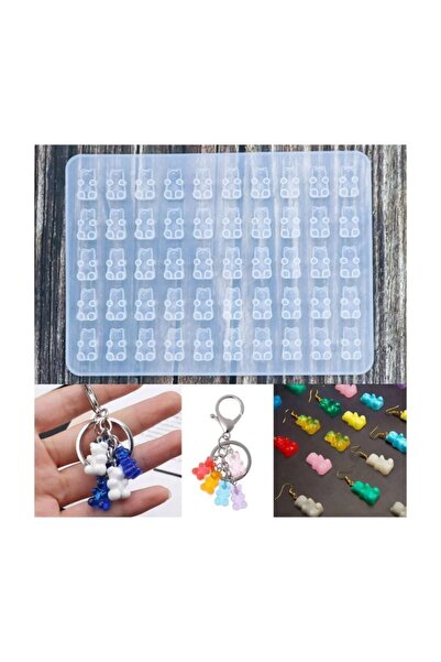 Tinky Winky Epoksi Jelibon Desenli Ayıcık Kalıbı