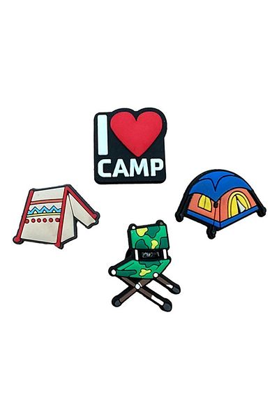 odaburada Slipper Ornament-slipper Buckle I Love You Camp Set of 4