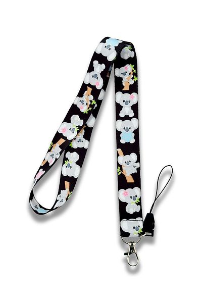 PABALAS Koalo Figured Cute Lanyard Strap Name Badge and Phone Strap