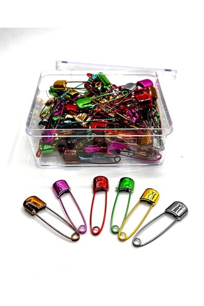 Genel Markalar Renkli Çengelli Iğne 5,5 Cm (100 ADET)