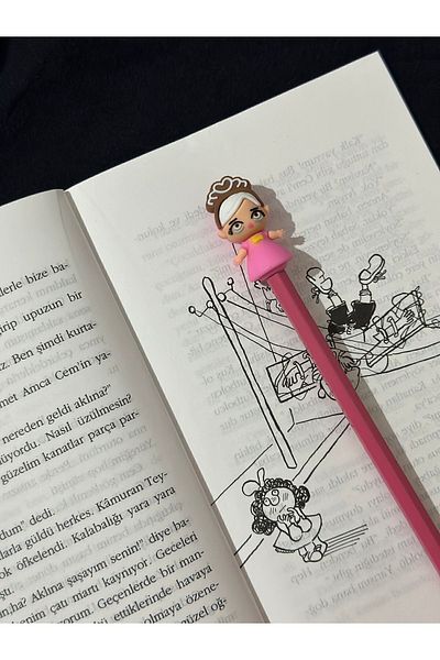 odaburada Baby Girl Figured Cute Pencil Ornament-Pencil Head