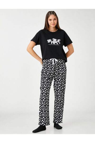 Koton 101 Dalmatians Licensed pizsama szett, rövid ujjú, nyomott