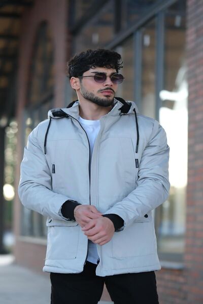 Stilkombin Pldp 2960 - Waterproof Furry Bag Pocket Coat