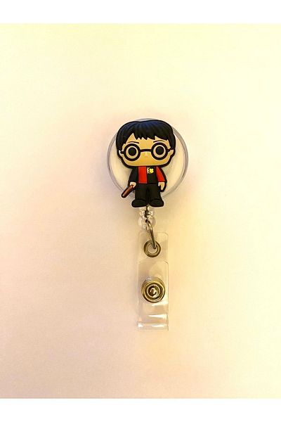 odaburada Yoyo Name Badge Holder with Harry Potter Figure