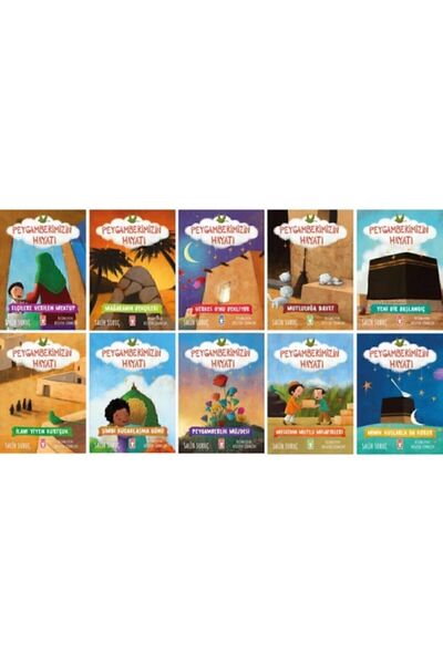 Timaş Çocuk Peygamberimizin Hayatı 10 Kitap Set Salih Suruç -
