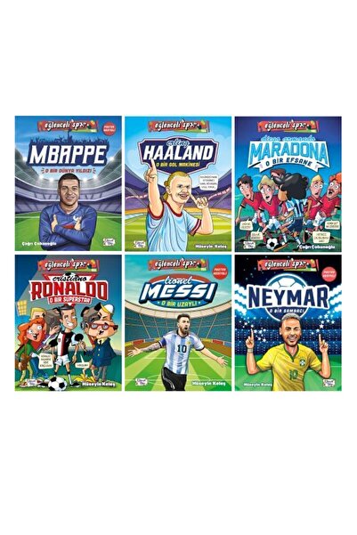 Eğlenceli Bilgi Yayınları Eğlenceli Bilgi Spor 6 Kitap Set / Messi - Ronaldo ...