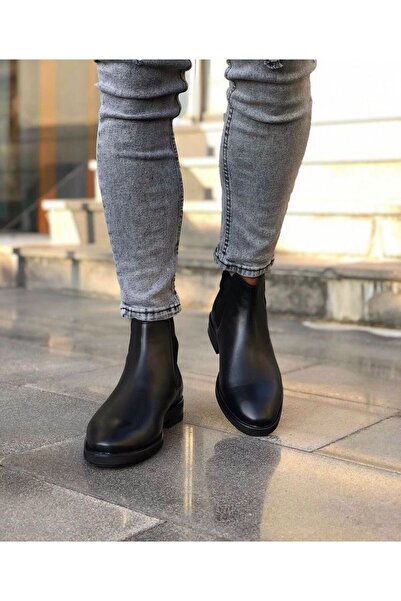 Leathermens Hakiki Deri ,klasik Tarz Erkek Bot