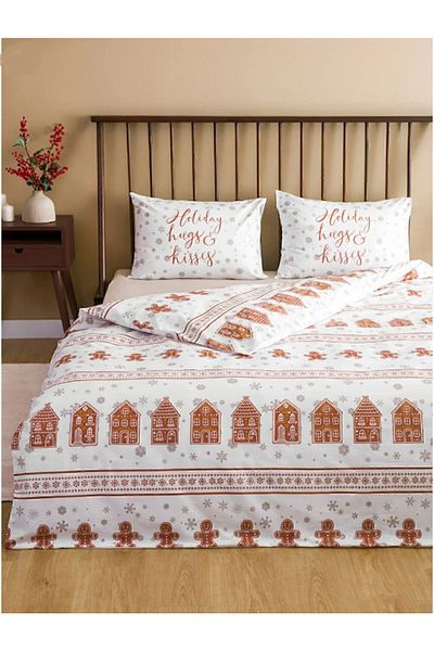 LC Waikiki Lcw Home Christmas Themed Double Duvet Cover Set