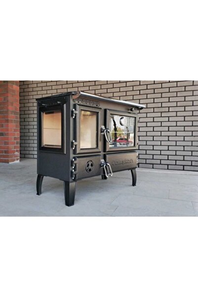 Çalışkan Gurme Tuğlalı Kuzine Soba Fırınlı