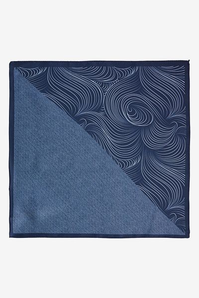 AC&Co / Altınyıldız Classics Ανδρικό μαντήλι Navy Blue-White