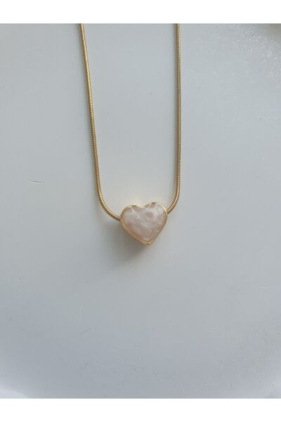 BS JEWELRY Heart Steel Necklace